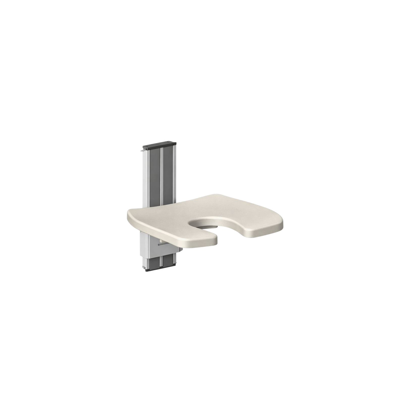 Height-Adjustable U-Shape Open Front Shower Seat